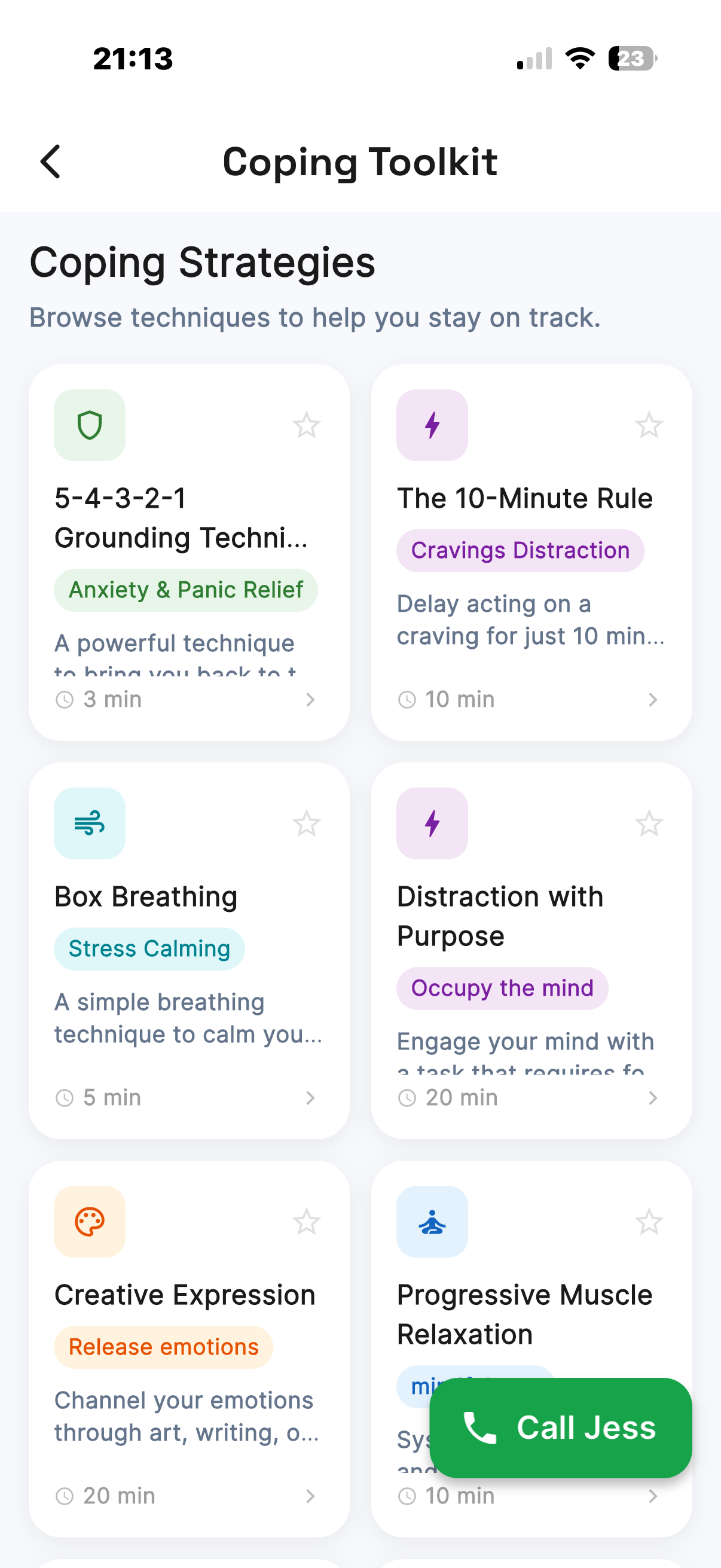 Sober Society coping toolkit